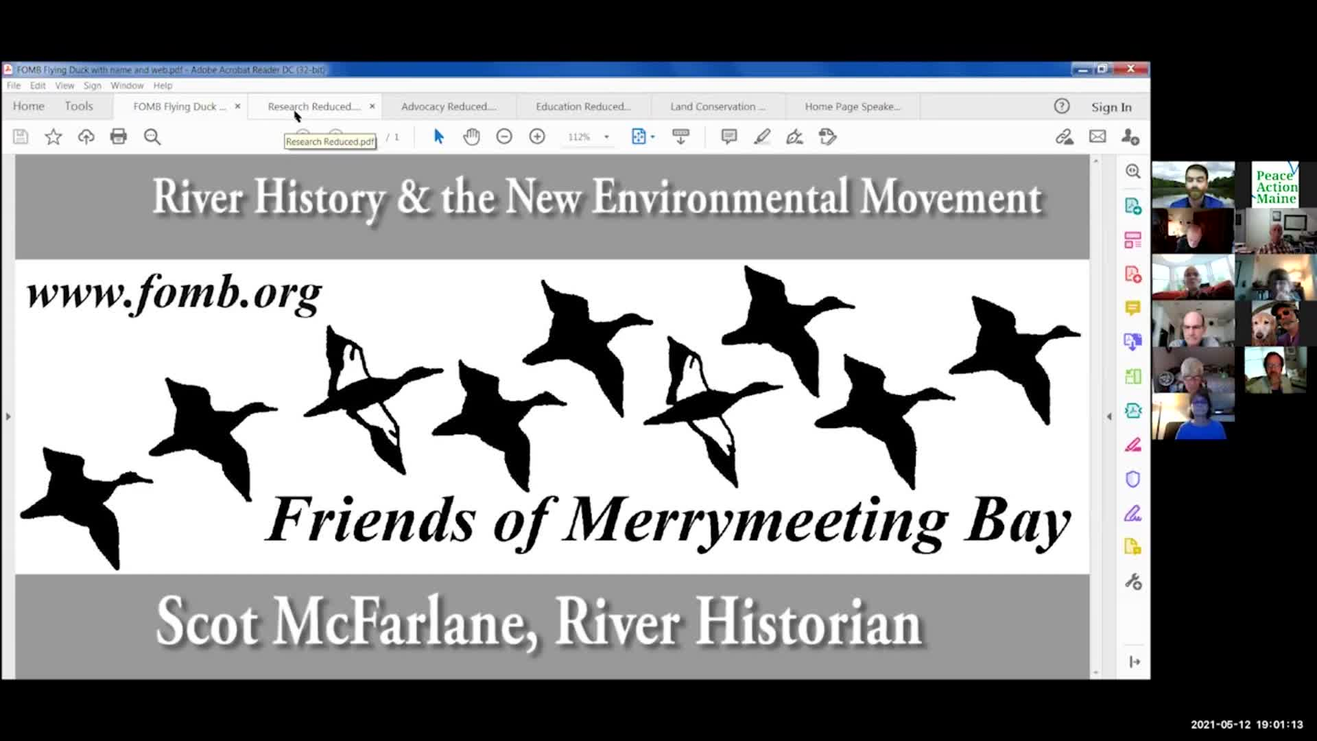 Friends of Merrymeeting Bay present: River History with Scot McFarlane