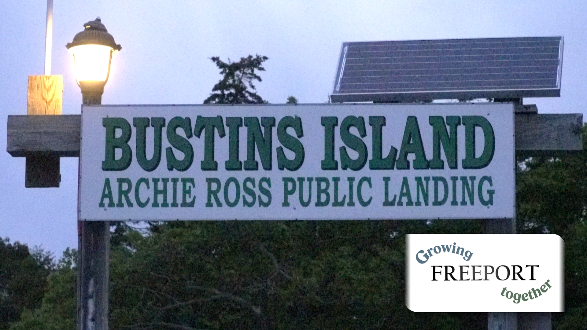 Growing Freeport Together: Bustins Island