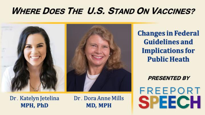 Thumbnail image for Freeport Speech: Where Does the U.S. Stand on Vaccines?