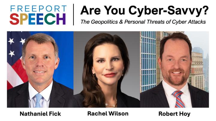 Thumbnail image for Freeport Speech: Are You Cyber-Savvy?